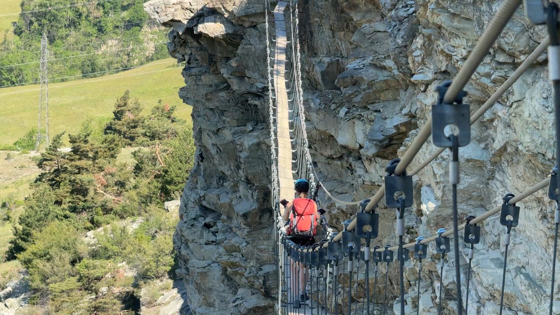 Du Diable Via Ferrata Suspension Bridge